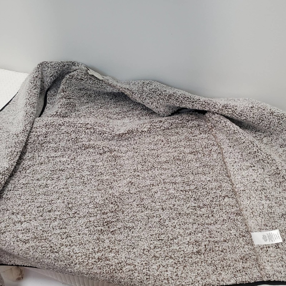 Talbots Brown Faux Sherpa Suede Vest Size Medium Petite - Picture 10 of 10